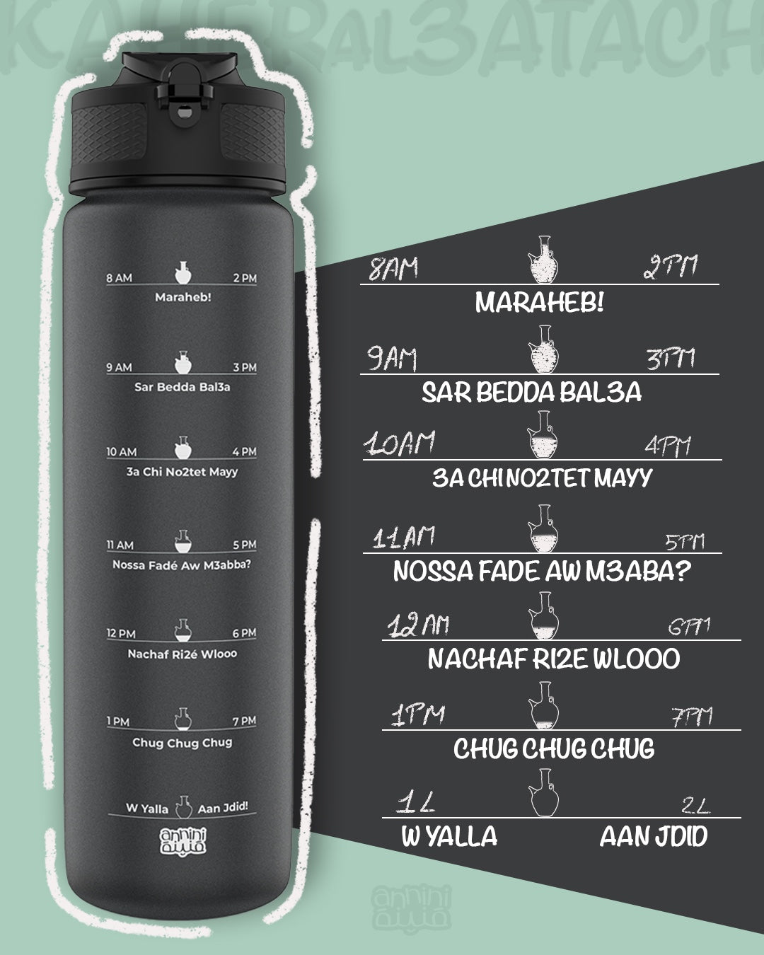 Kaher Al 3atach - Black